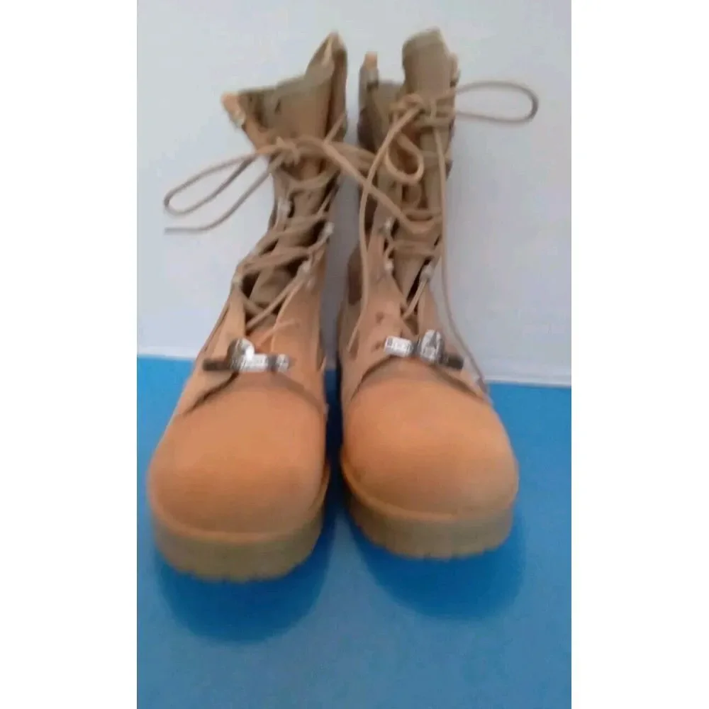Boot‎ Campaign Tan Combat Boots Military Style Work Boots